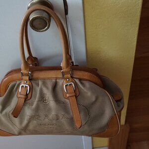 Authentic Prada Satchel Handbag